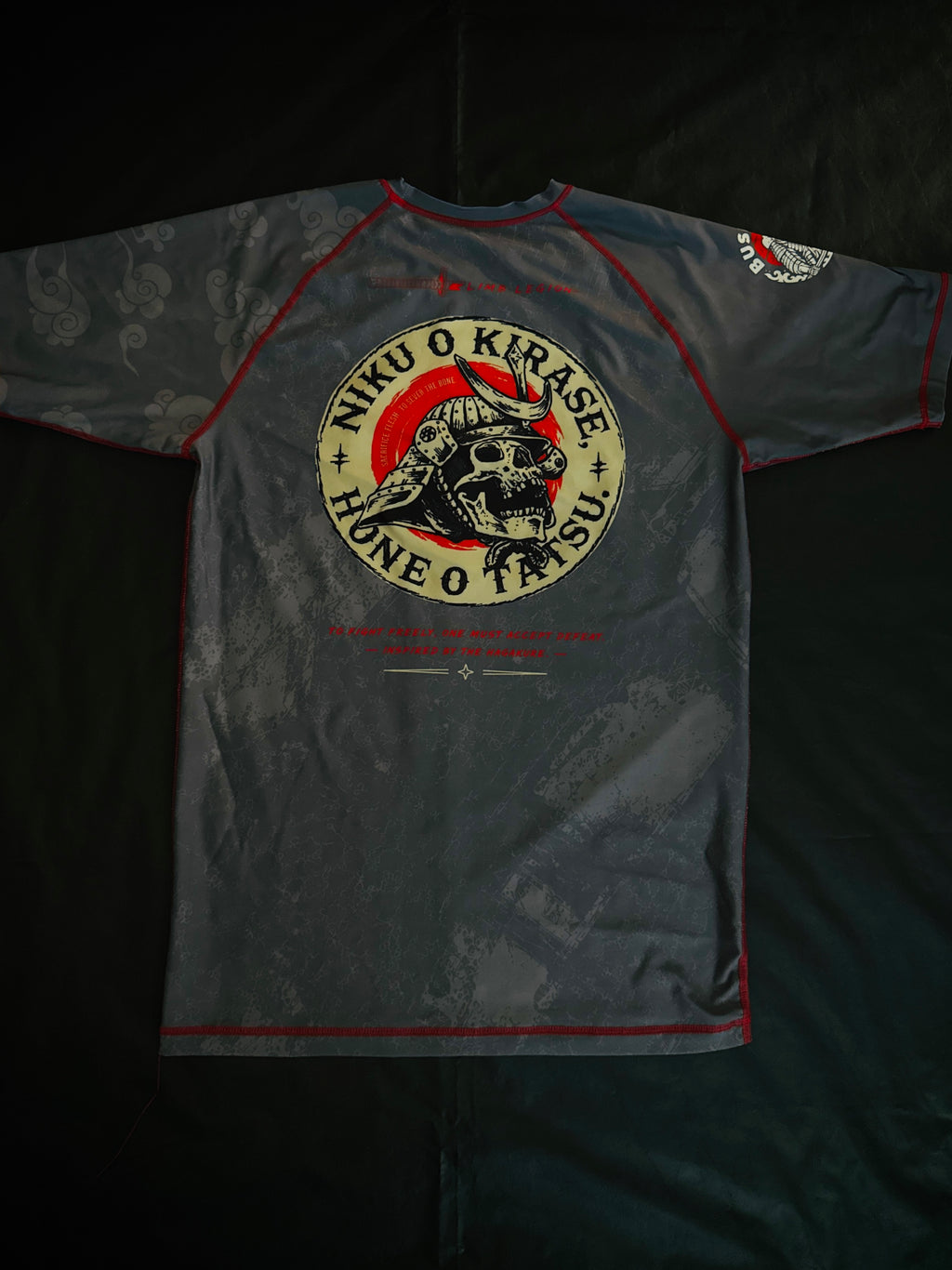 Sacrifice Rashguard – ASH GREY Short-Sleeve Rashguard | Limb Legion
