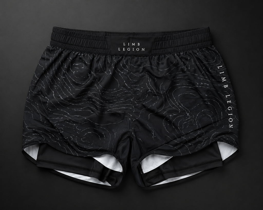 LIMB LEGION CORE SERIES//LINED GRAPPLING SHORTS