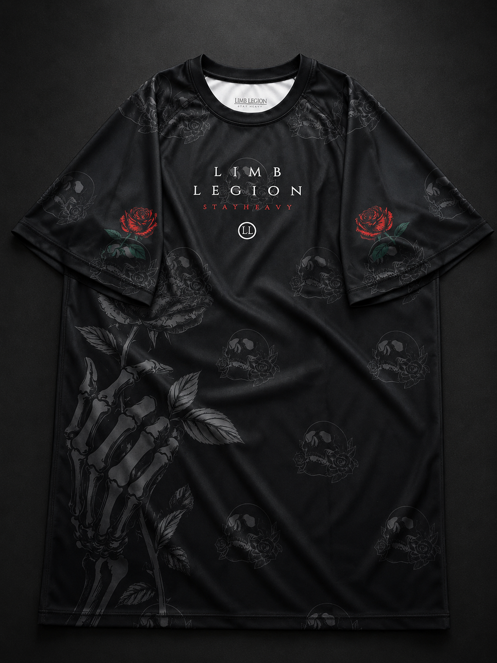 HEAVY BLOOM // SHORTSLEEVE RASHGUARD