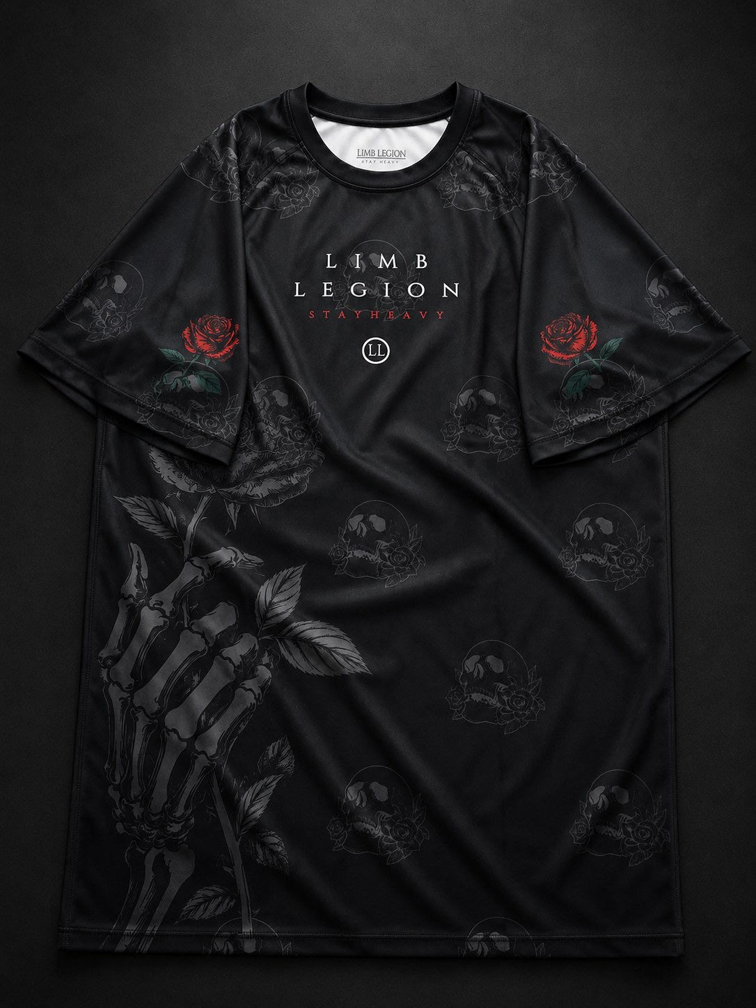 HEAVY BLOOM // SHORTSLEEVE RASHGUARD