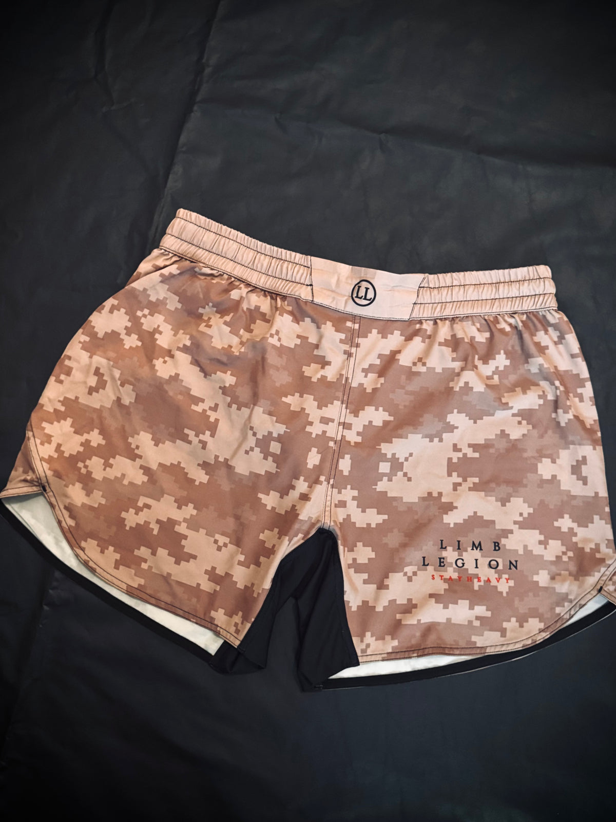 LIMB LEGION DIGITAL DESERT CAMO FIGHT SHORT - NO GI GRAPPLING SHORT