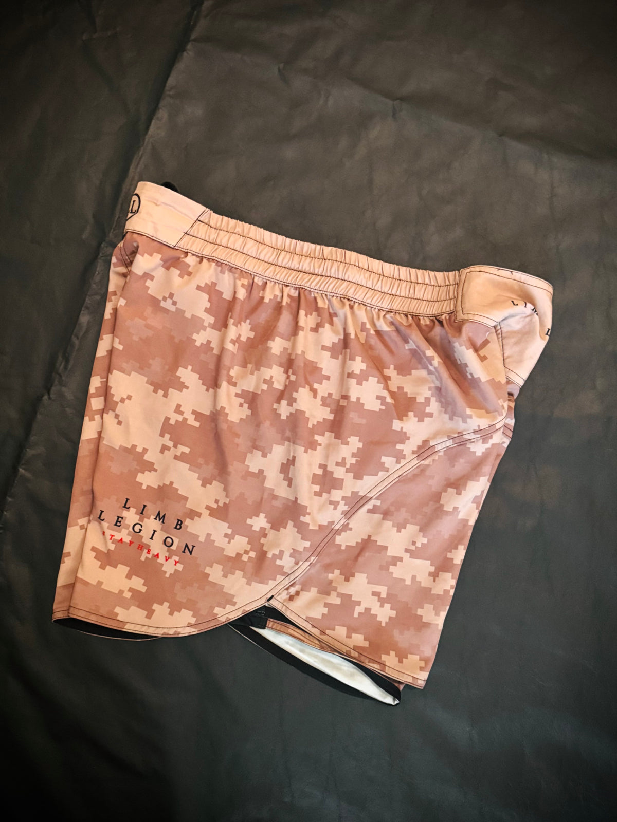 LIMB LEGION DIGITAL DESERT CAMO FIGHT SHORT - NO GI GRAPPLING SHORT